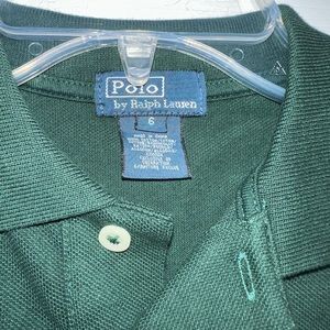 Ralph Lauren Polo shirt dark green Boy size 6